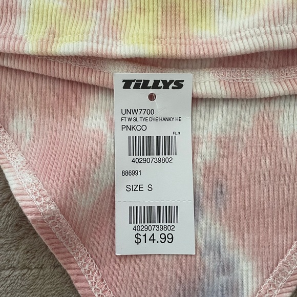 Tilly’s Crop tube Top Tie Dye - Picture 3 of 4